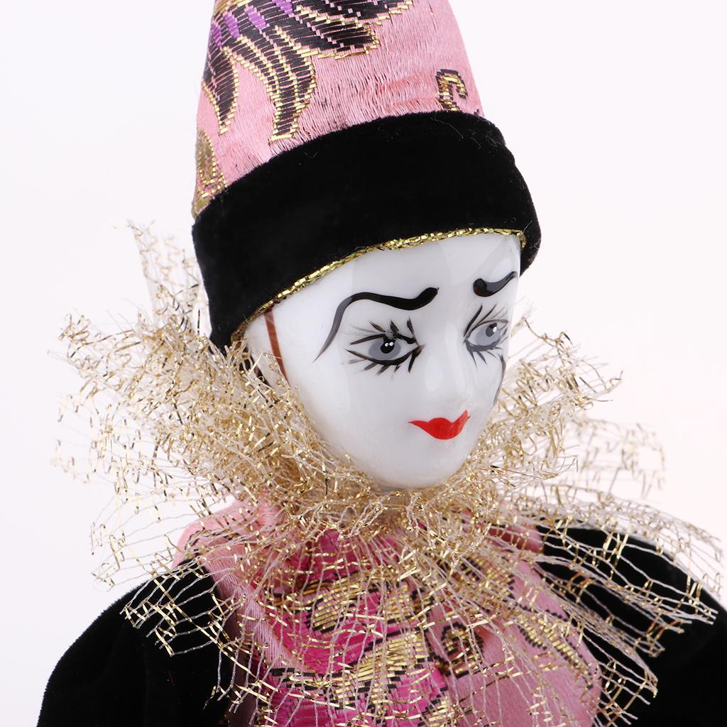 Vintage Collectible Clowns - Коллекционные винтажные фарфоровые куклы-клоуны 22 см