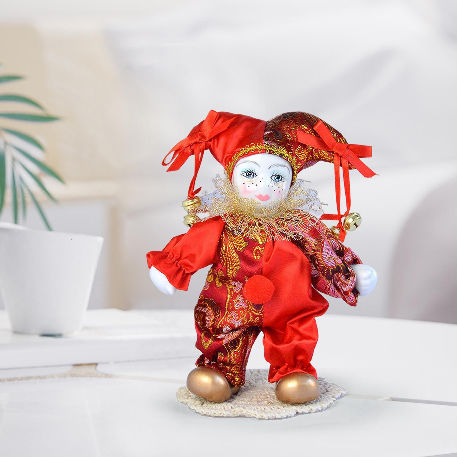 Vintage Collectible Clowns - Винтажная кукла арлекина, антикварная кукла, искусственная
