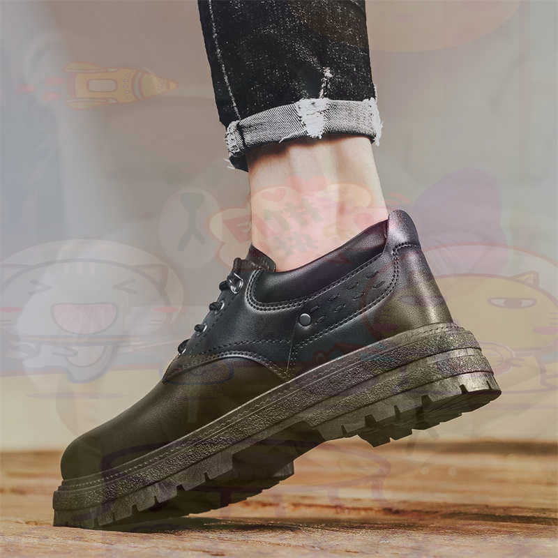 Best Vintage Collectible Items - Темные модные кроссовки из натуральной кожи,