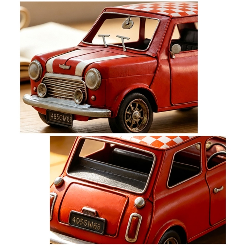 Vintage Collectible Christmas Ornaments - Антикварная винтажная модель автомобиля, бронзовая классическая