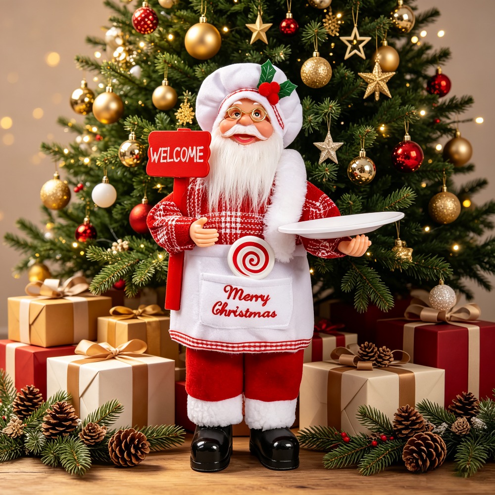 Vintage Collectible Santa - Настольное украшение в рождественском стиле с