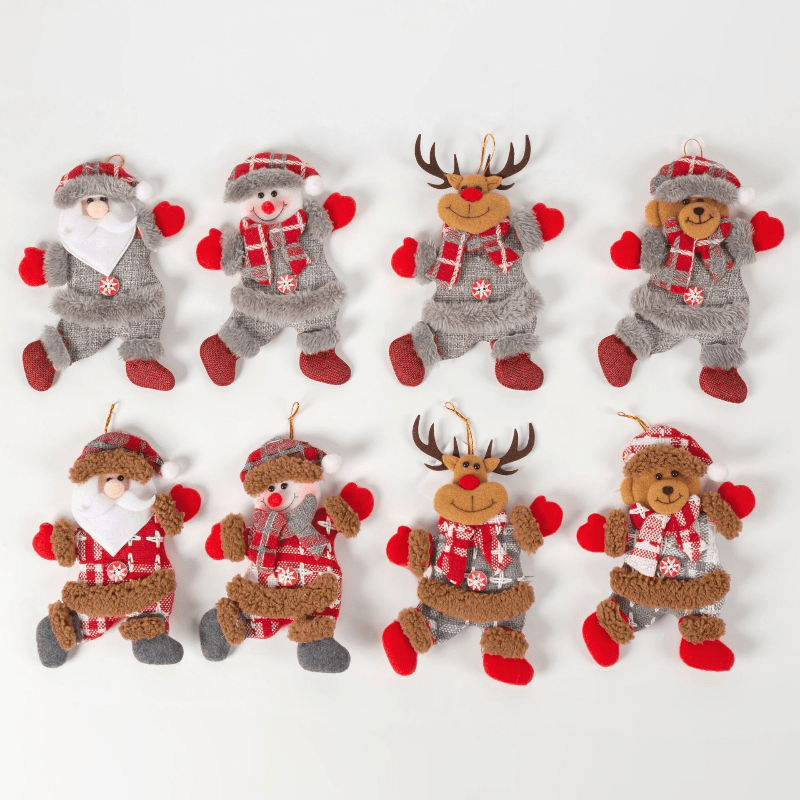 Набор из 3-х подвесных украшен – обзор и цена Vintage Collectible Santa