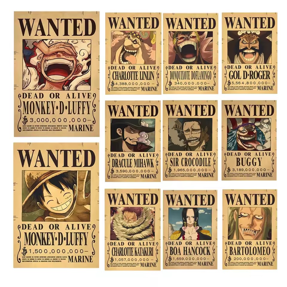 Аниме-постеры «One Piece»: пла – обзор и цена Vintage Toys Collection