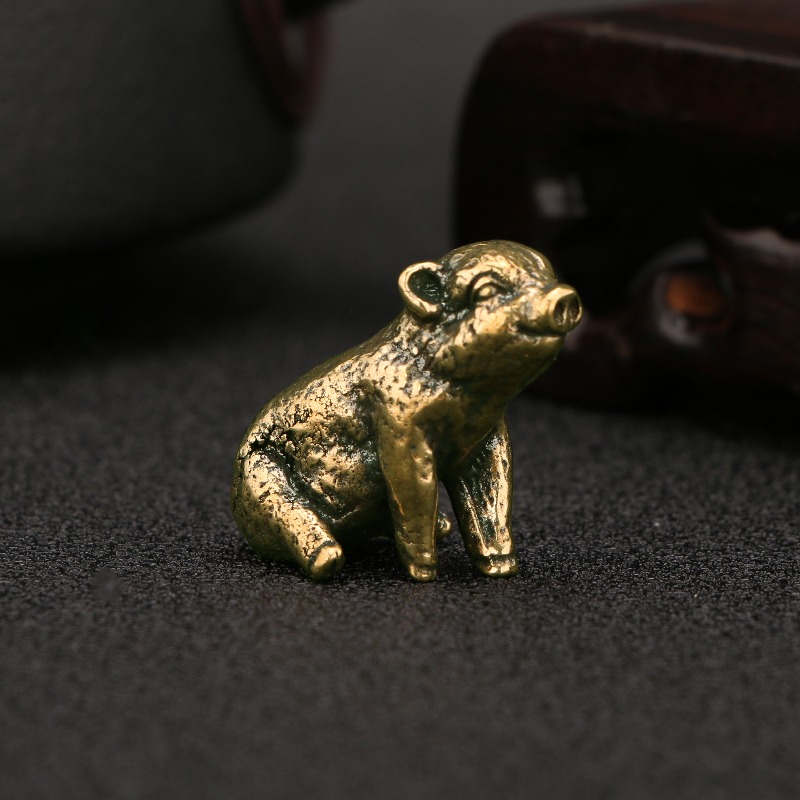 Ретро китайский зодиак Свинья  – обзор и цена Vintage Collectible Christmas Ornaments