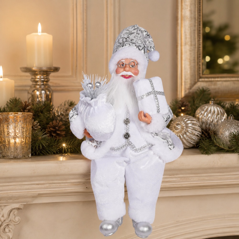 1 шт. Белый декоративный предм – обзор и цена Vintage Collectible Santa
